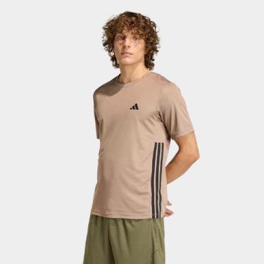 Imagem de Camiseta Adidas We Base Masculina, Marrom, GG