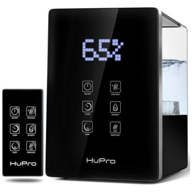 Imagem de PRO 771 Umidificador Ultrassônico Portátil 6L até 12H, Área até 46 m2, 110v, HUPRO, Preto