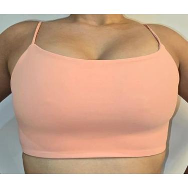 Imagem de Top Fitness Duplo  Alça Fina Suplex Poliamida Compressão - Landim Stor