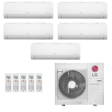 Imagem de Ar-Condicionado Multi Split Inverter LG 48.000 (2x Evap HW 7.000 + 2x 