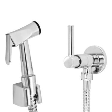 Imagem de Ducha Higiênica Luxo Banheiro Metal Cromado 1/4V.- Boni - Loja Do Boni