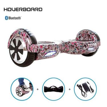 Imagem de Esqueite Elétrico 6,5 Caveira Mexicana Roxa Hoverboard