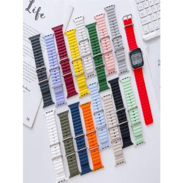 Imagem de Pulseira Oceano Para Smart Watch Ultra 49mm 45mm 44mm 42mm, ROSA