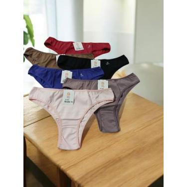 Imagem de Kit 6 Calcinhas Algodão Com Elastano Adulto be.my Cor:SortidaTamanho:G