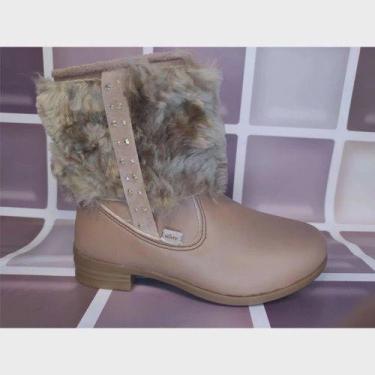 Imagem de Bota feminina infantil bege Kidy Original, 26