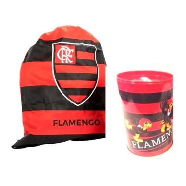 Imagem de Cofre Com Mochila saco - Flamengo - 01 unidade - mileno