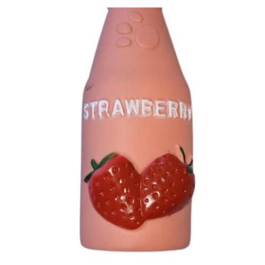 Imagem de Mordedor Garrafa Pet Grape Orange Apple Strawberry Cão Apito - Winky P