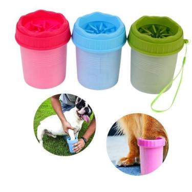 Imagem de Kit 10 Copo Limpador de Patas Pets Cães e Gatos Porte Grande - BUPPY P