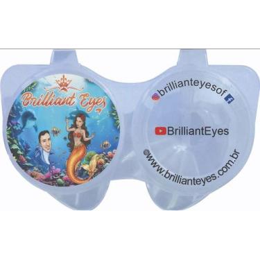 Imagem de Estojo para Lentes de Contato Brilliant Eyes - Transparente - no-brand