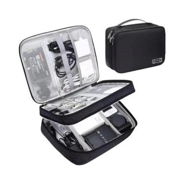Imagem de Bolsa De Armazenamento De Cabos À Prova d'Água Para Viagem, Organizado