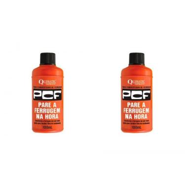 Imagem de Kit C/2 - Convertedor De Ferrugem Pcf 100Ml - TAPMATIC