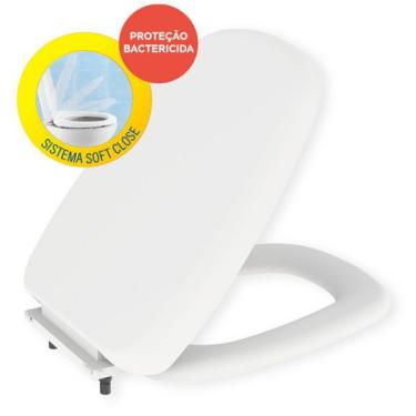 Imagem de Assento Sanitário com Fechamento Soft Close mod monte carlo Branco Deca - censi