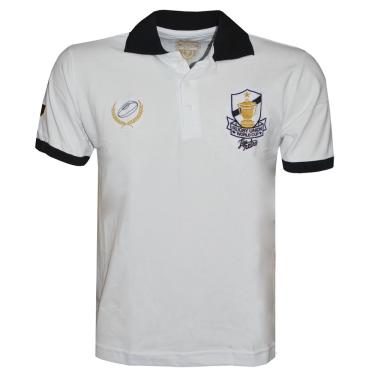 Imagem de Camisa Rugby Union Captain Liga Retrô Branca - Masculina