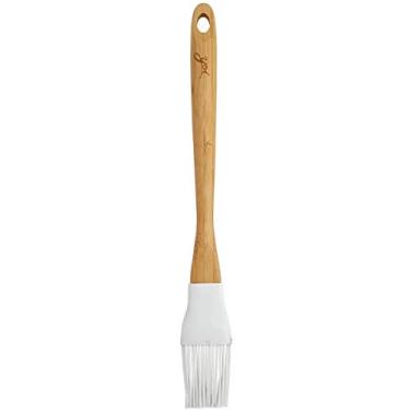 Imagem de Yoi, 810900167, Pincel Culinário de Cozinha Silicone Para Alimentos, cor Branco, Bambu