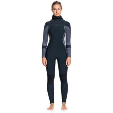 Imagem de Roxy Womens 5/4/3 Syncro Hooded Front Zip GBS Wetsuit - Jet/Black | 4