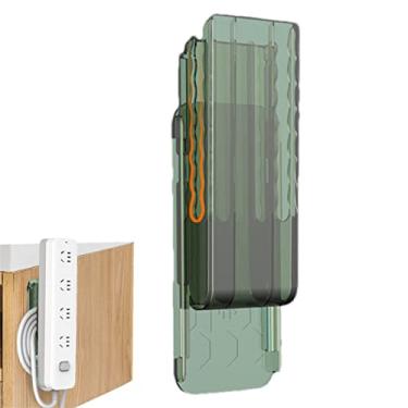 Imagem de pologmase 10 suporte tira elétrica para pare| suporte soquete para melhor enrolamento, suporte pareprotetor contra surtos acessórios para controles remotos para casa