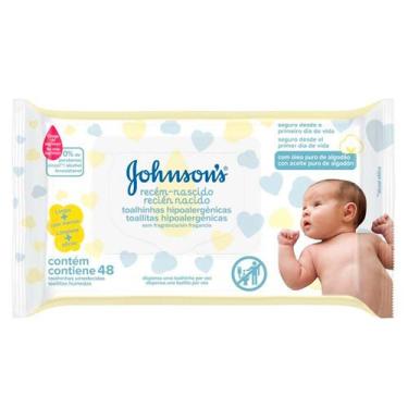 Imagem de Lenços Umedecidos Johnsons Baby Recém-Nascido Sem Fragrância - Johnson