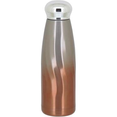 Imagem de TRENTON GARRAFA TÉRMICA 22x6x6cm 380ml INOX LARANJA PAREDE DUPLA