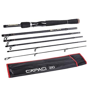 Imagem de Tingpai 2.1 m / 2.4 m 6 Seções Carbon Spinning Fundição Va De Pesca Isca Va De Pesca Mão Pólo Equipamento De Pesca