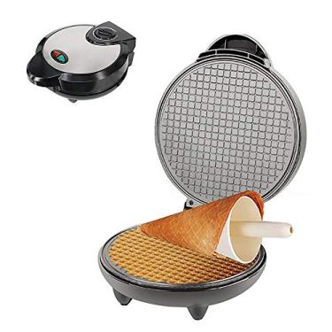 Imagem de Yajun Máquina de rolo de ovo de café da manhã carretel de sorvete multifuncional molde de ferro doméstico ajustável controle de temperatura máquina de waffle