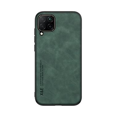 Imagem de Kepuch Silklike Capa para Samsung Galaxy A22 4G/M32 4G - Case Placa de Metal Embutida para Samsung Galaxy A22 4G/M32 4G - Verde