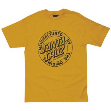 Imagem de Camiseta Santa Cruz Mfg Dot Mono Amarela