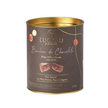 Imagem de Bombom De Chocolate Belga Recheado Com Avelã - Luckau