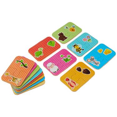 Imagem de Nig Brinquedos Jogo Educativo Madeira Be a Bá O Que Eu Como?