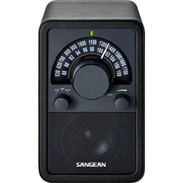 Imagem de Sangean Rádio de madeira WR-15BK AM/FM (Preto)