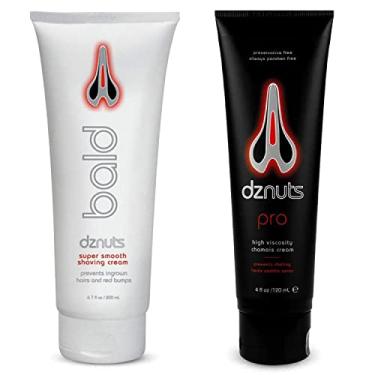 Imagem de dznuts, Creme Pro Chamois + creme de barbear super suave e careca, ajuda a pele a permanecer fresca, suavizada, hidratada evitando pelos encravados e batidas de navalha