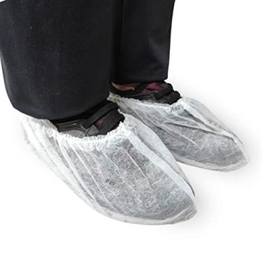 Imagem de Sapatilha Descartável Propé Tnt Branca C/ 200 Unidades - Gramatura 10g/m2 Touca de Sapato Hospitalar Prevemax