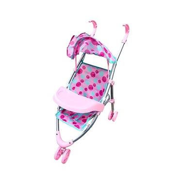 Imagem de Carrinho para Boneca Passeio Divertido 3 Rodas DM Toys