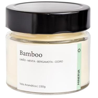 Imagem de Vela Aromatica Perfumada Aroma de Bamboo 145g - MINERVA CANDLES