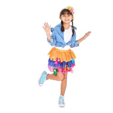 Imagem de Saia Infantil Festa Junina Exclusiva Colors Dançar Quadrilha