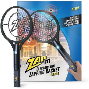 Imagem de ZAP IT! Bug Zapper Raquete recarregável Bug Zapper, 4.000 volts, cabo de carregamento USB