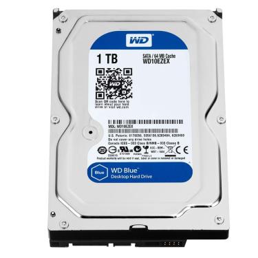 Imagem de HD WD 1TB Blue SATA 7200RPM 64MB 3,5" Western Digital Desktop - WD10EZEX