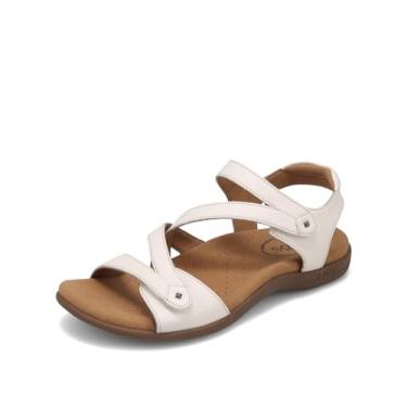 Imagem de Taos Calçado feminino Big Time Sandália, Branco, 10-10.5