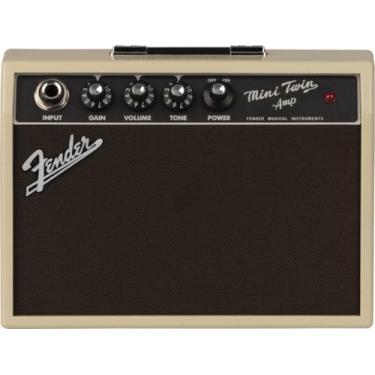 Imagem de Mini Amplificador para Guitarra Fender Mini 65 Twin Amp Blonde