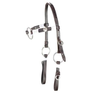 Imagem de Cabeçada Couro de Búfalo L.F SV5474 - Marrom