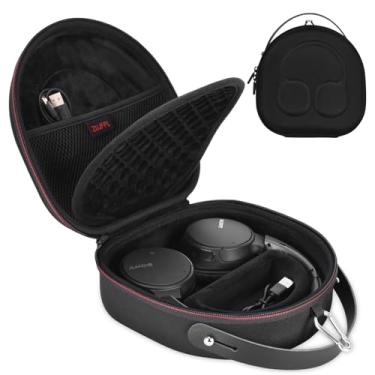Imagem de ZUJFPL Capa rígida de EVA compatível com fones de ouvido sem fio JBL Tune 710BT / 720BT / 770NC e Sony WH-CH710N/WH-CH720N/WH-CH702N com cancelamento de ruído, bolsa de armazenamento protetora de