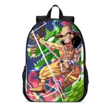 Imagem de MOCHILA ESCOLA INFANTIL JUVENIL ANIME ONE PIECE-Unissex