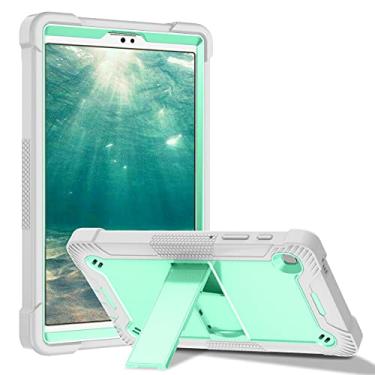 Imagem de BAISRKE Capa para Galaxy Tab A7 Lite, resistente e resistente, híbrida, à prova de choque, capa de proteção contra quedas para tablet Samsung Galaxy Tab A7 Lite [SM-T220/T225] - verde menta