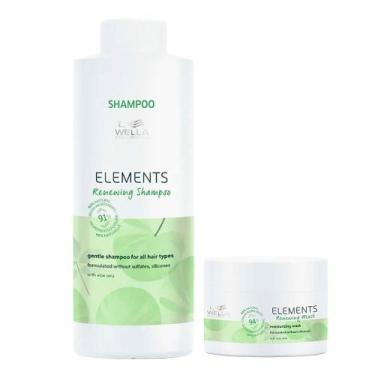Imagem de Wella Professionals Elements Renewing Kit  Shampoo + Máscara, Kit