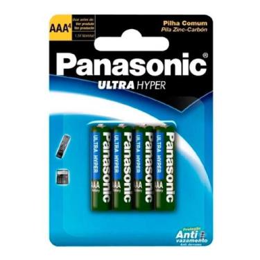 Imagem de Pilha Comum Aaa Palito Panasonic Sm-4 R03ual/4b400 F108