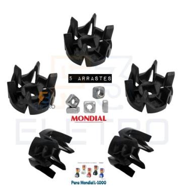 Imagem de Arraste do Copo 5 Unidades Originais Liquidificador Mondial L-1000 Tur