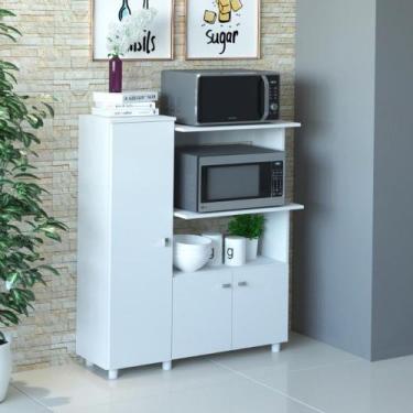 Imagem de Armário Multiuso 2 Portas 2 Nichos BL3310 Tecnomobili, Branco