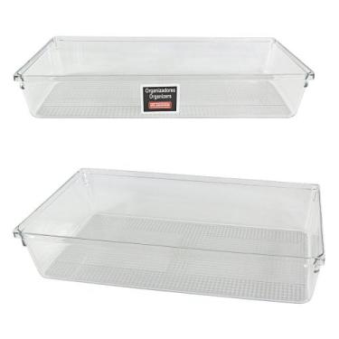 Imagem de Organizador de Gavetas Transparente 30x15 - Fullcommerce