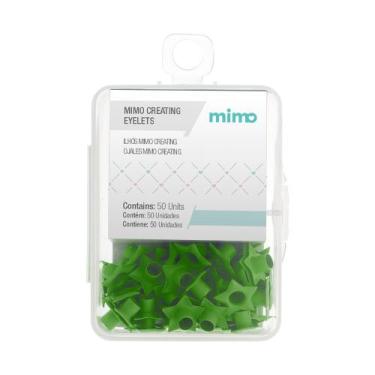 Imagem de Ilhós Mimo Creating Estrela Verde Abacate 4,5mm 50 Unidades
