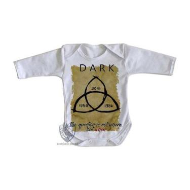 Imagem de body nenê criança roupa bebê manga longa   Dark  The question is when 
