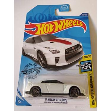 Imagem de Hot Wheels 2020 Hw Speed Graphics '17 Nissan GT-R [R35], 137/250 White